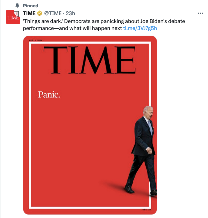 'PANIC' cover from Time Magazine goes viral