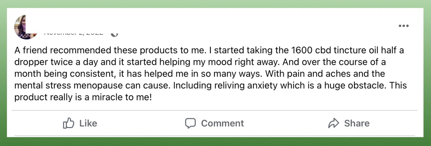 Customer Testimonial