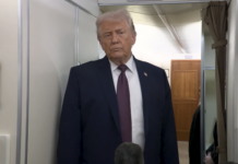 RETURN FROM DAVOS: President Trump gaggles with press on Air Force One